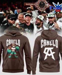 Canelo Bear Boxing Limited Edition Brown Hoodie