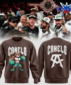 Canelo Bear Boxing Limited Edition Brown Sweatshirt