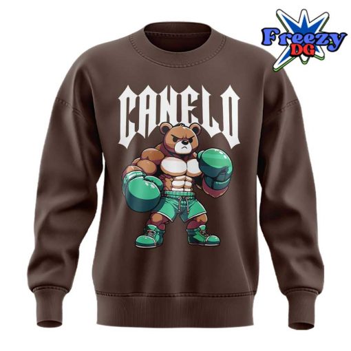 Canelo Bear Boxing Limited Edition Brown Sweatshirt