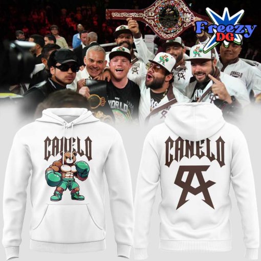 Canelo Bear Boxing Limited Edition White Hoodie