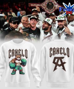 Canelo Bear Boxing Limited Edition White Sweatshirt