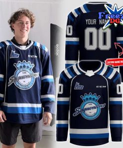 Chicoutimi Saguenéens 2024 Blue Hockey Jersey