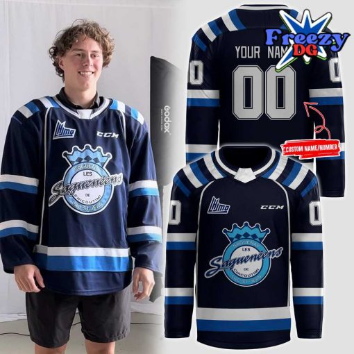 Chicoutimi Saguenéens 2024 Blue Hockey Jersey