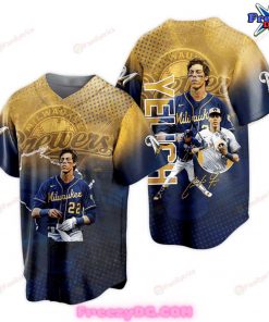 Christian Yelich Milwaukee Brewers MLB 2024 Baseball Jersey