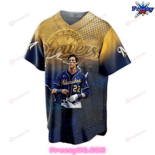 Christian Yelich Milwaukee Brewers MLB 2024 Baseball Jersey