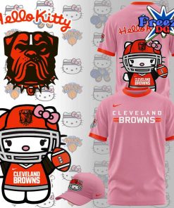 Cleveland Browns x Hello Kitty Pink T-Shirt