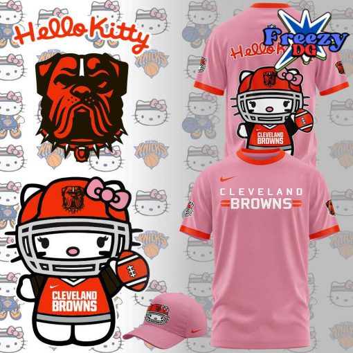 Cleveland Browns x Hello Kitty Pink T-Shirt