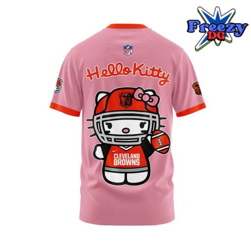 Cleveland Browns x Hello Kitty Pink T-Shirt