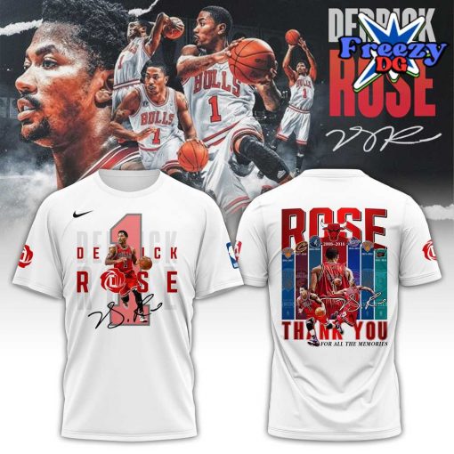 Derrick Rose Tribute Legacy Thank You Edition T-shirt