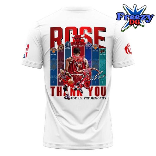 Derrick Rose Tribute Legacy Thank You Edition T-shirt