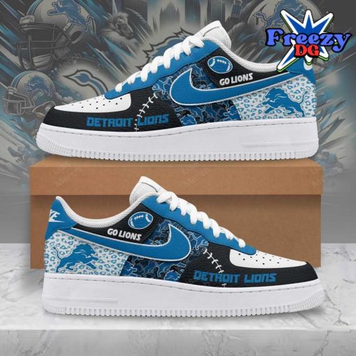 Detroit Lions Go Lions Nike Air Force 1