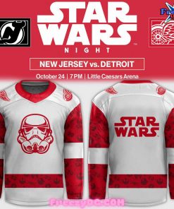 Detroit Red Wings x Star Wars Night 2024 Hockey Jersey