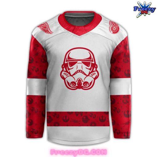 Detroit Red Wings x Star Wars Night 2024 Hockey Jersey