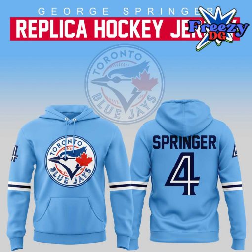 George Springer Toronto Blue Jays Hockey Hoodie