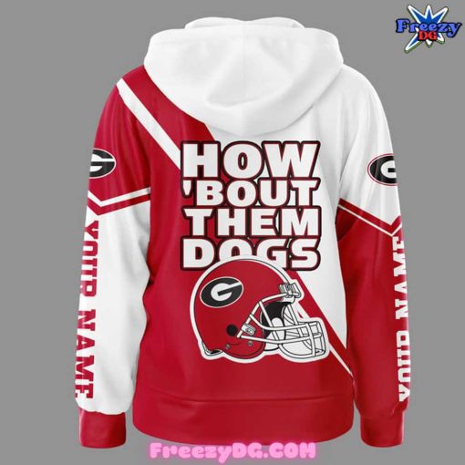 Georgia Bulldogs Custom Your Name Zip Hoodie