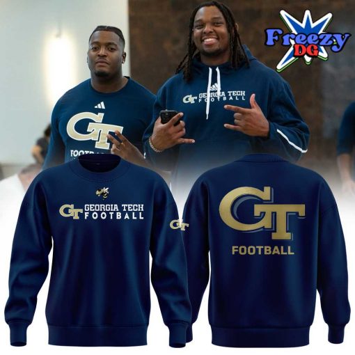 Georgia Tech Football 2024 Navy Sweatshirt