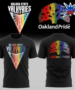 WNBA Golden State Valkyries Oakland Pride Black T-Shirt