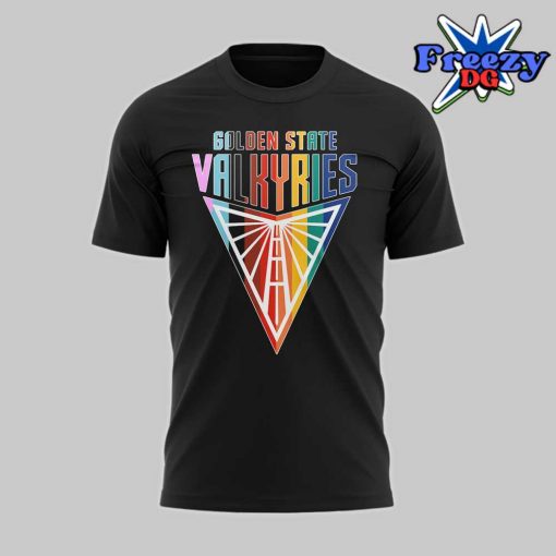 Golden State Valkyries Oakland Pride 2024 Black T-Shirt