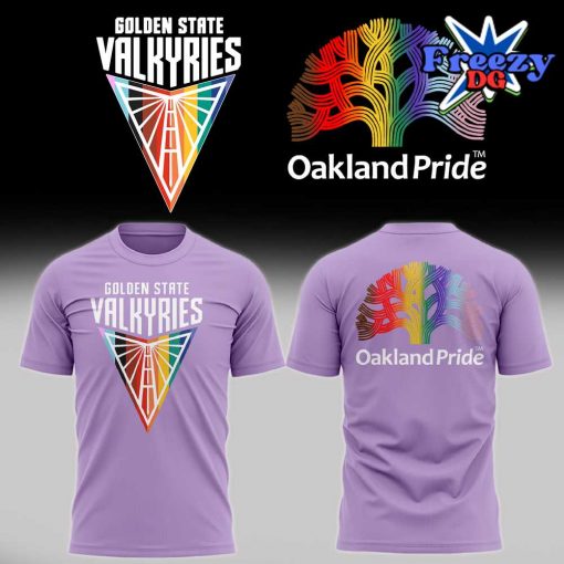 Golden State Valkyries Oakland Pride 2024 Purple T-Shirt