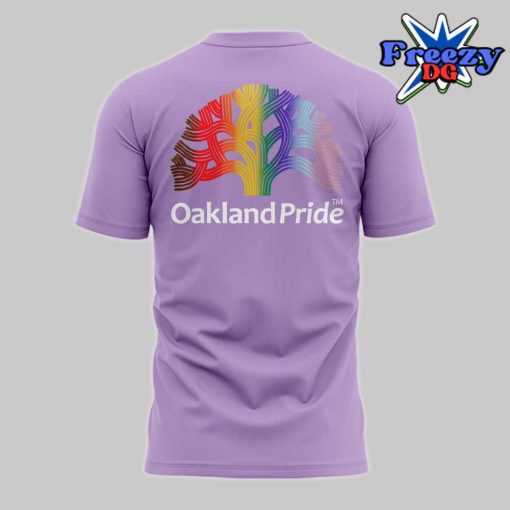 Golden State Valkyries Oakland Pride 2024 Purple T-Shirt