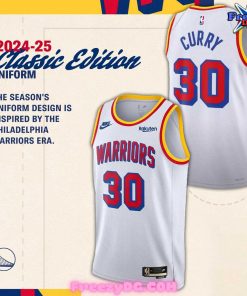 Golden State Warriors Classic Edition Uniform 2024 Basketball Jersey