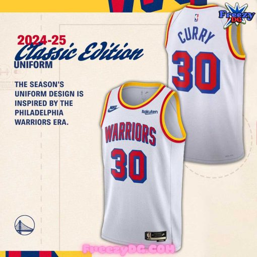 Golden State Warriors Classic Edition Uniform 2024 Basketball Jersey