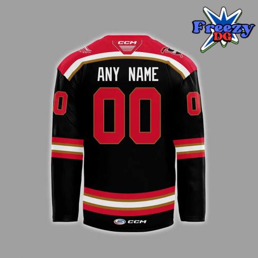 Grand Rapids Griffins CCM Quicklite 2024 Black Hockey Jersey