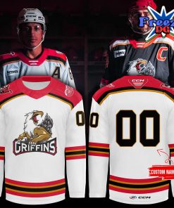 Grand Rapids Griffins Teddy Bear Toss Black Hockey Jersey