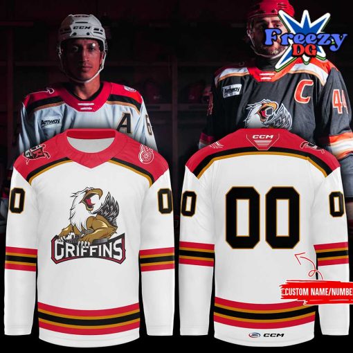 Grand Rapids Griffins CCM Quicklite 2024 White Hockey Jersey