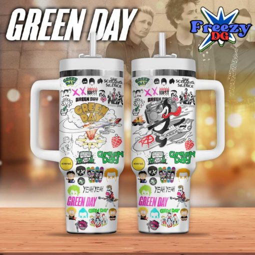 Green Day Band Limited Edition Stanley Tumbler Cup