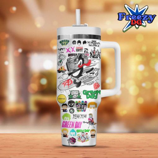 Green Day Band Limited Edition Stanley Tumbler Cup