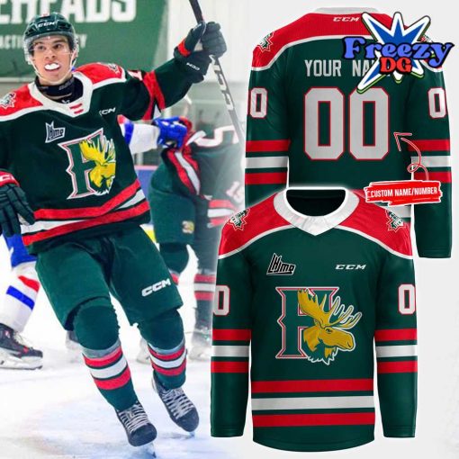 Halifax Mooseheads New 2024 Green Hockey Jersey