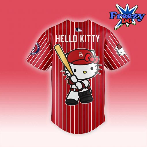 Hello Kitty x St. Louis Cardinals 50th Anniversary Baseball Jersey