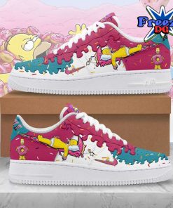 Homer Simpson Donut Dream Limited Edition Air Force 1