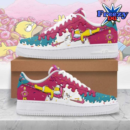 Homer Simpson Donut Dream Limited Edition Air Force 1