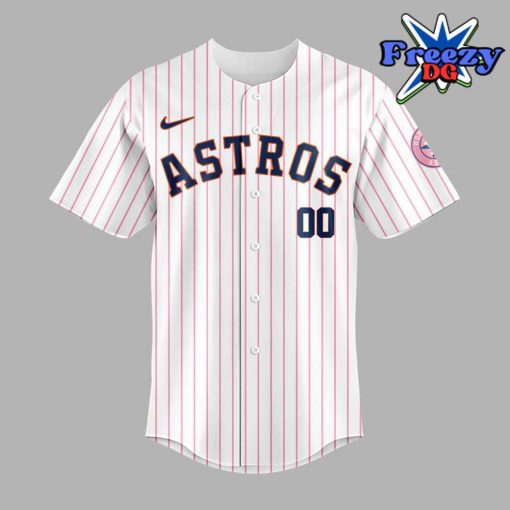 Houston Astros Hello Kitty Night Stripe Baseball Jersey