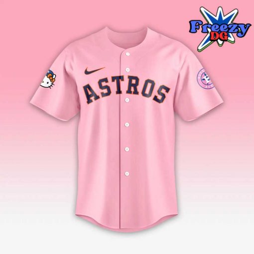 Houston Astros x Hello Kitty Night Baseball Jersey