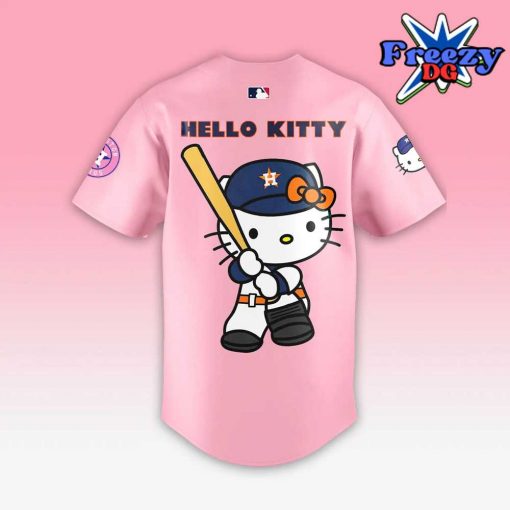 Houston Astros x Hello Kitty Night Baseball Jersey