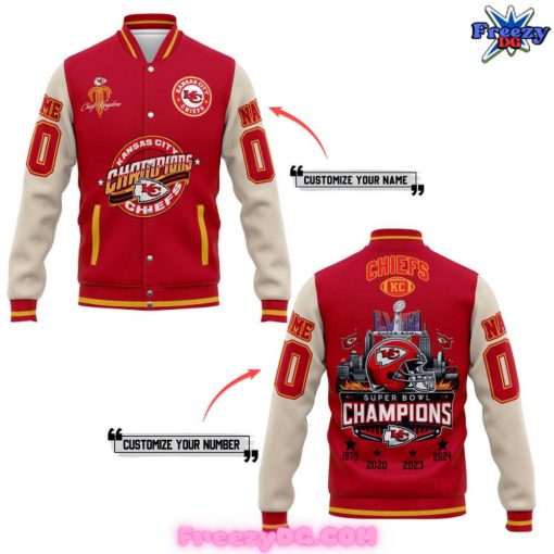 Kansas City Chiefs Super Bowl Champions Baseball Jacket