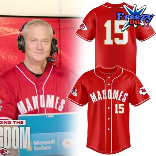 Kansas City Chiefs MAHOMES 2024 Baseball Jersey