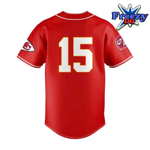 Kansas City Chiefs MAHOMES 2024 Baseball Jersey