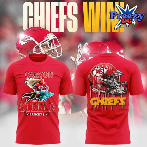 Kansas City Chiefs Carson Steele Crocky J T-shirt