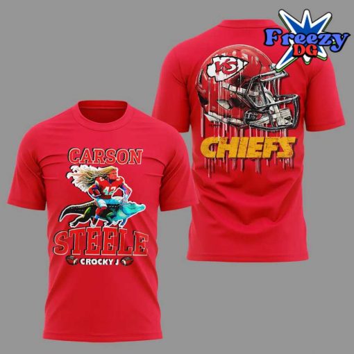 Kansas City Chiefs Carson Steele Crocky J T-shirt