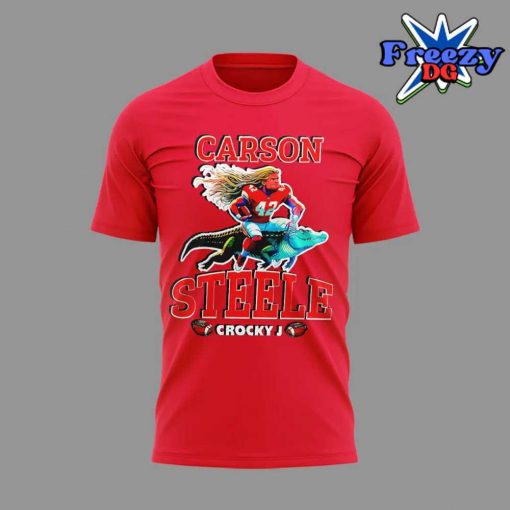 Kansas City Chiefs Carson Steele Crocky J T-shirt