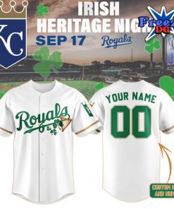 Kansas City Royals Irish Heritage Night 2024 Baseball Jersey