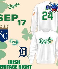 Kansas City Royals Irish Heritage Night 2024 Sweatshirt