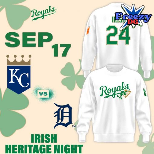 Kansas City Royals Irish Heritage Night 2024 Sweatshirt