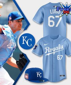 Kansas City Royals Lugo Light Blue Baseball Jersey