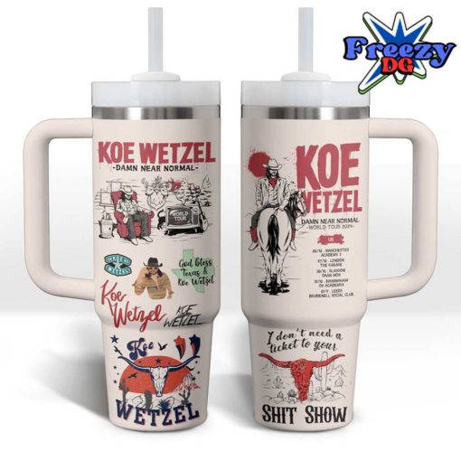 Koe Wetzel Damn Near Normal Stanley Tumbler Cup