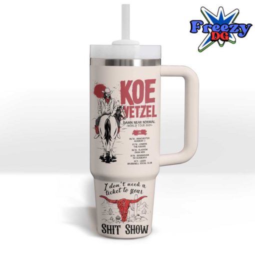 Koe Wetzel Damn Near Normal Stanley Tumbler Cup